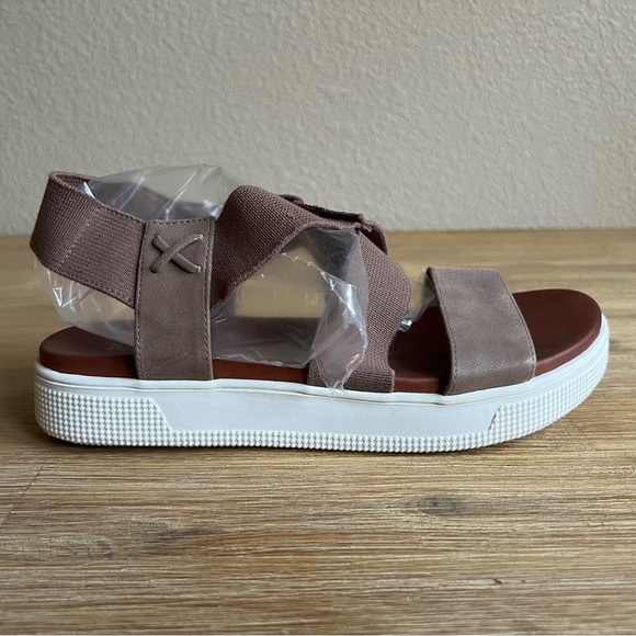 MIA Gizela Wide-Strap Sandals Women’s 8.5 Brown Platform Modern Comfort Shoe - Picture 5 of 11